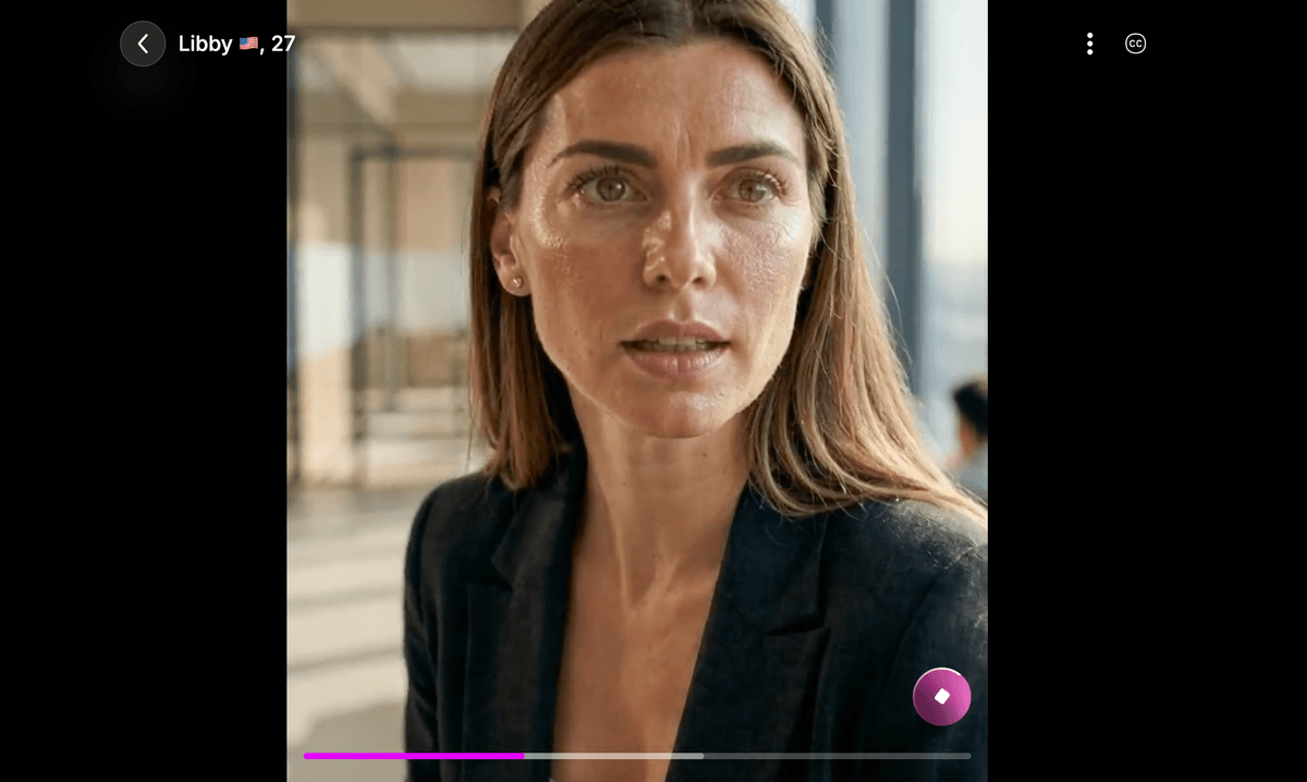 Henx.ai video Shorts player